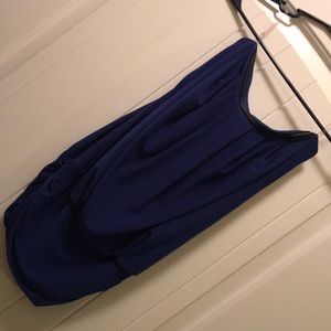 Royal blue strapless top!